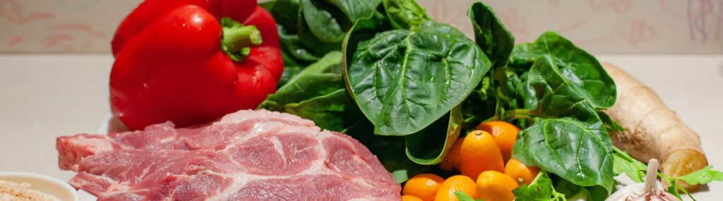 色々な食材が並んでいます